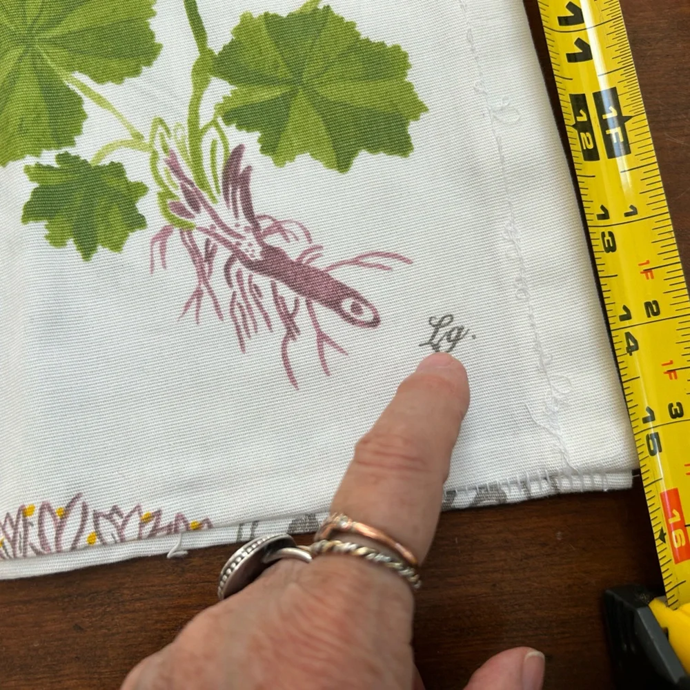 IKEA Botanical Print pillow cases (2) by Lisel Garsveden. New-but out of package